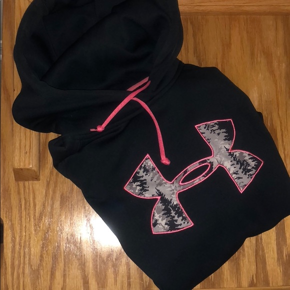 Under Armour Tops - Black and grey Under Armour Hoodie! ✨